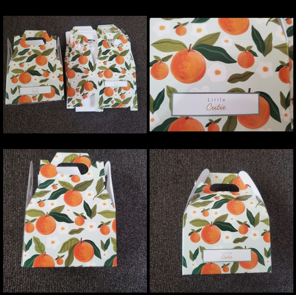 BABYSHOWER DECORATIONS *ORANGE LITTLE CUTIE THEME* - Picture 5 of 9